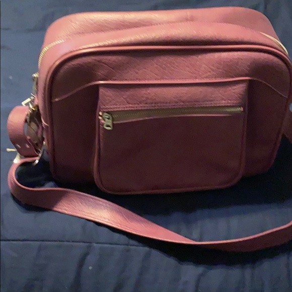 Other - Small  purple luggage bag with  lock and key